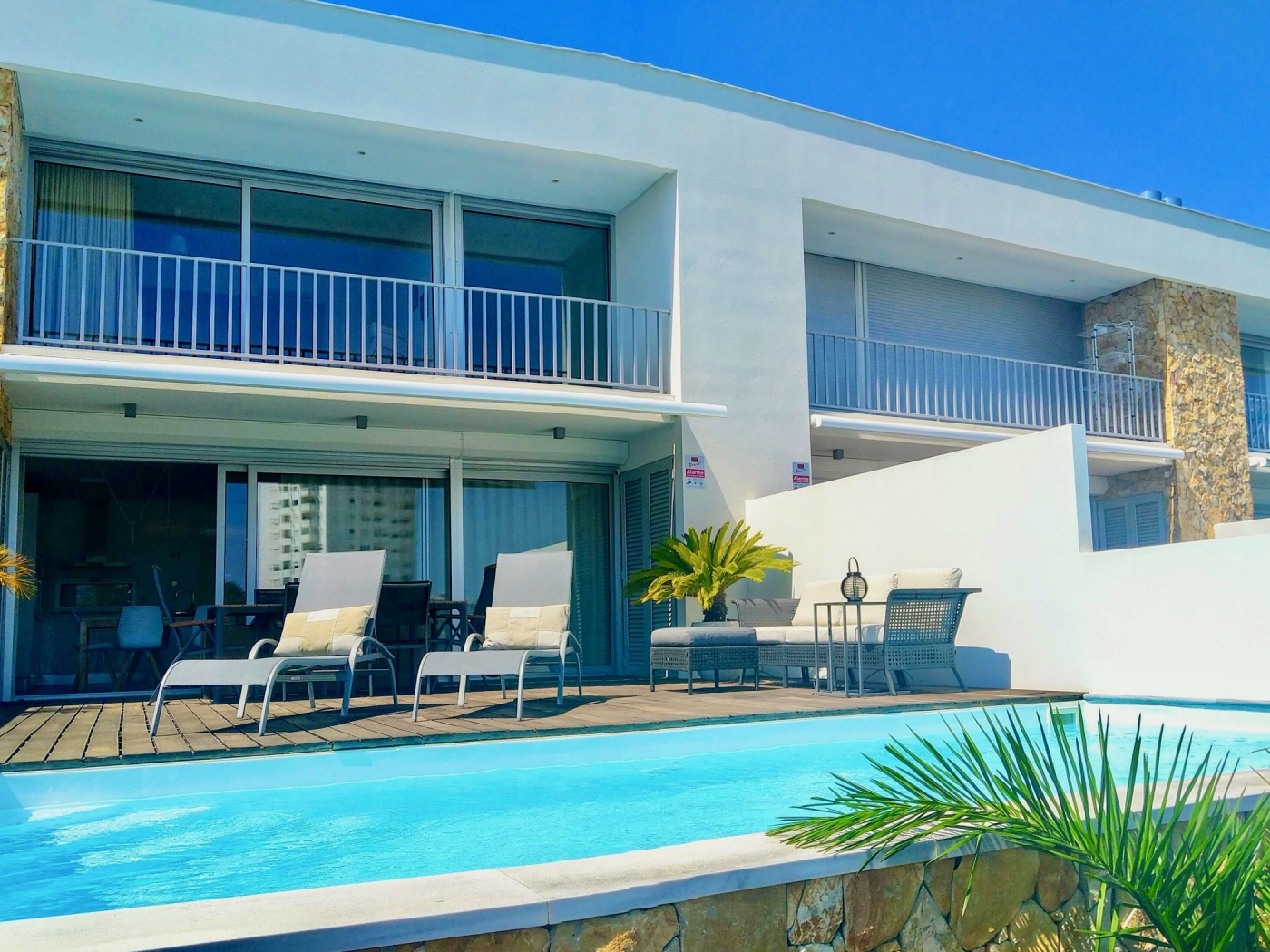 Villa Ray Design with private heatable pool in Albufeira